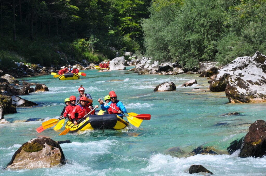 rafting in bovec