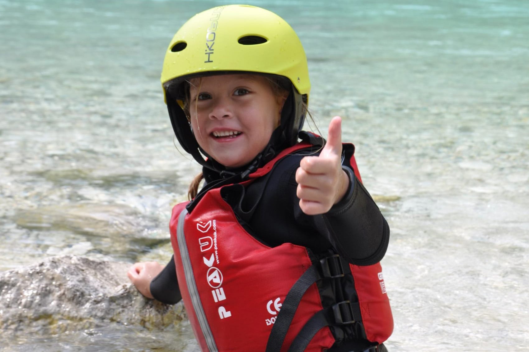 family rafting bovec kids having fun with rafting